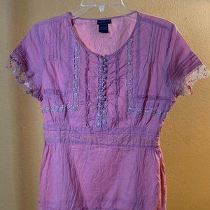 Crown of 5 Purple Top